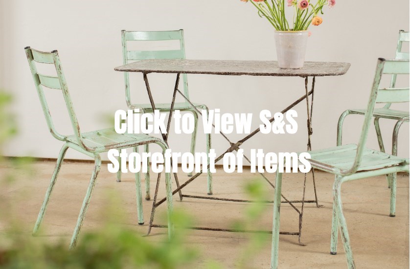 S&S storefront of items